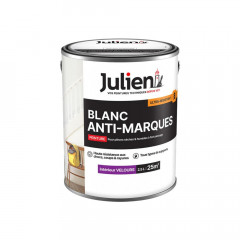 Peinture Blanc Anti-Marques Julien Blanc Velours - 2,5L
