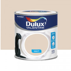 Peinture acrylique Mat DULUX VALENTINE Crème de couleur Caravane des sables - 0,5L