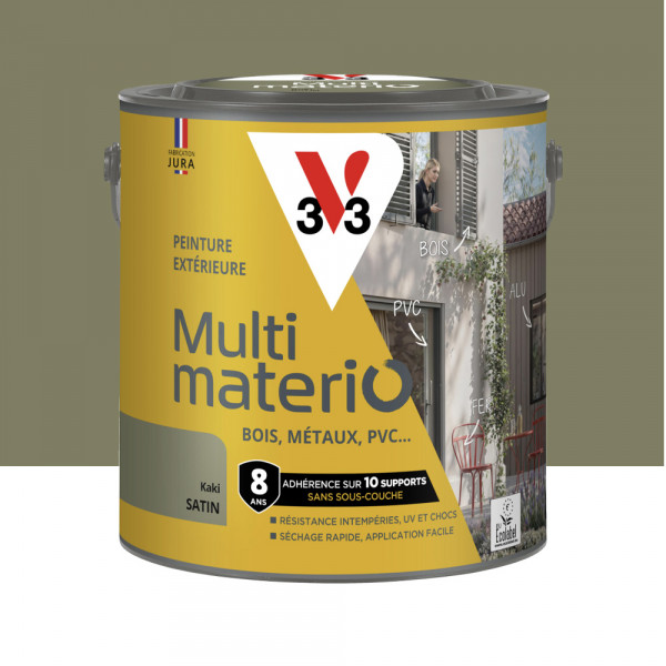 Peinture Multi-matério V33 Kaki Satin - 2L