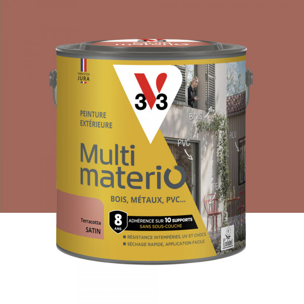 Peinture Multi-matério V33 Terracotta Satin - 2L