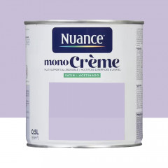 Peinture multi-supports NUANCE MonoCrème Satin Lila vite - 0,5L