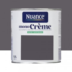 Peinture multi-supports NUANCE MonoCrème Satin Désintégris - 0,5L