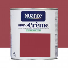 Peinture multi-supports NUANCE MonoCrème Satin Rosa Lit- 0,5L