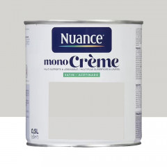 Peinture multi-supports NUANCE MonoCrème Satin Cérémonie - 0,5L