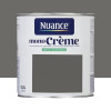 Peinture multi-supports NUANCE MonoCrème Satin Grise mine - 0,5L