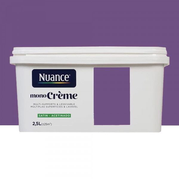 Peinture multi-supports NUANCE MonoCrème Satin Fantastique - 2,5L