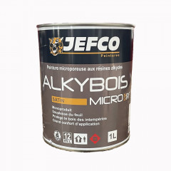Peinture Alkybois Micro JEFCO Blanc satin - 1L