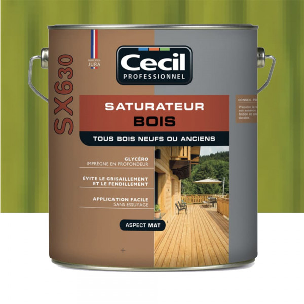 Saturateur Bois CECIL SX630 Vert autoclave - 5L