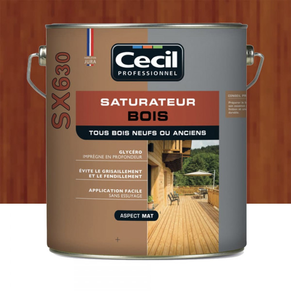 Saturateur Bois CECIL SX630 Teck - 5L