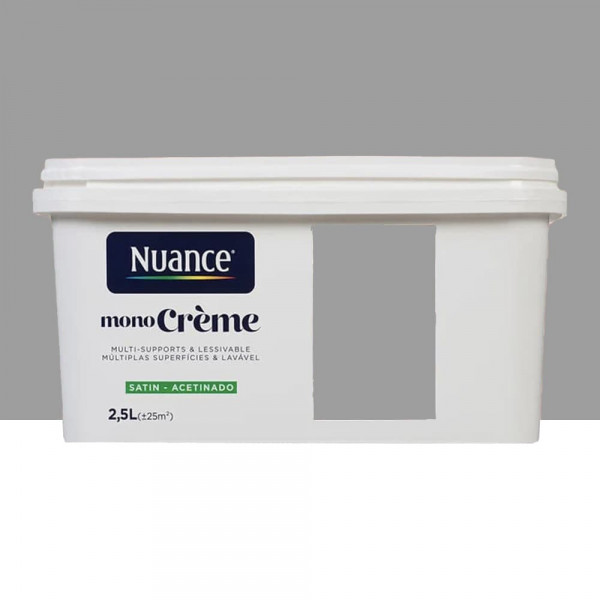Peinture multi-supports NUANCE MonoCrème Satin Taupe la - 2,5L