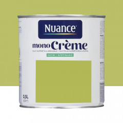 Peinture multi-supports NUANCE MonoCrème Satin Green - 0,5L