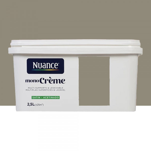 Peinture multi-supports NUANCE MonoCrème Satin Léo part - 2,5L