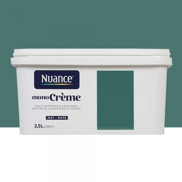 Peinture multi-supports NUANCE MonoCrème Mat Saint Patrick - 2,5L