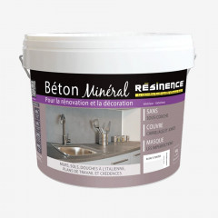 Enduit de rénovation RESINENCE Béton minéral Blanc à teinter Résinence - 1