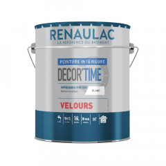 Peinture intérieure RENAULAC Decor'Time Velours Blanc - 16L