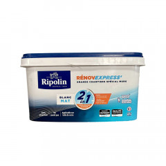 Peinture Rénov Express' RIPOLIN (Grands chantiers) Blanc Mat - 2,5L