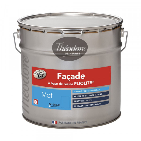 Peinture façade pliolite Théodore Blanc - 10L