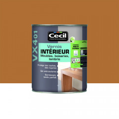 Vernis Intérieur CECIL VX401 Chêne moyen Satin