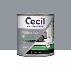Peinture Glycéro Sol Cécil Professionnel PE SOL Gris foncé - 0,5L