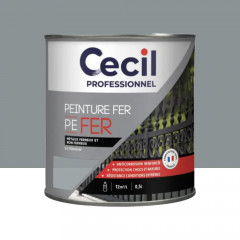 Peinture Fer Glycéro Cécil Professionnel PE FER Gris Galet Brillant