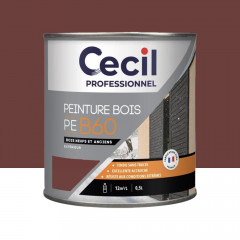 Peinture Bois Glycéro Cécil Professionnel PEB60 Rouge Basque Satin