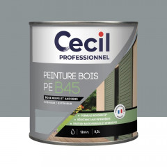 Peinture Bois Acrylique Cécil Professionnel PEB45 Gris Galet