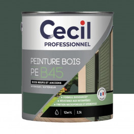 Peinture Bois Acrylique Cécil Professionnel PEB45 Gris basalte mat pas cher — free download