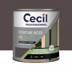 Peinture Bois Acrylique Cécil Professionnel PEB45 Brun Foncé