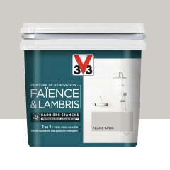 Peinture De Rénovation V33 Faïence & Lambris Plume - 0,75L