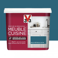 Peinture De Rénovation V33 Meuble De Cuisine Bleu Pétrole - 0,75L