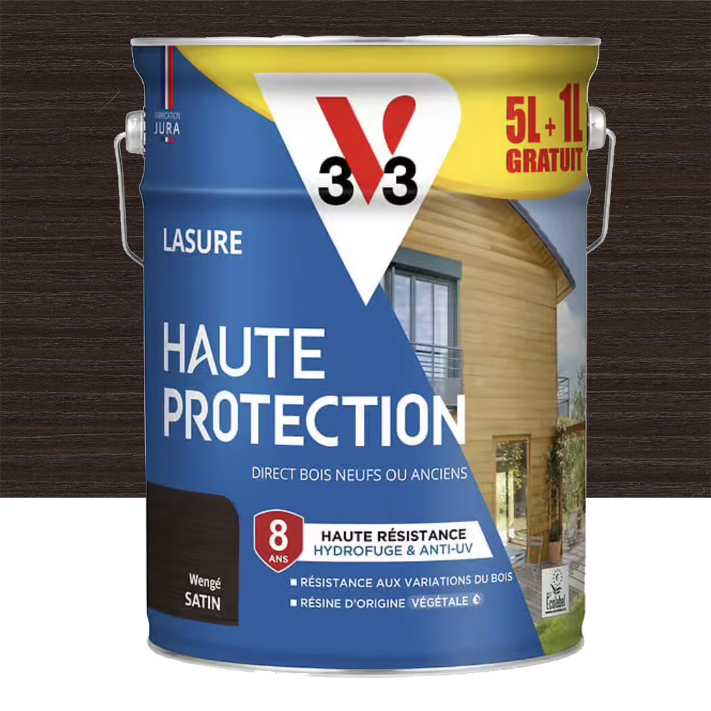 Lasure Haute Protection Hydrofuge V33 Wengé