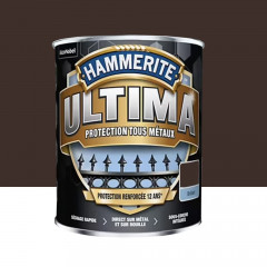 Peinture Fer Hammerite ULTIMA Brillant Brun - 0,75L