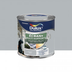 Peinture DULUX VALENTINE Ecran+ Multi-supports Gris franc - 0,25L