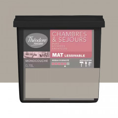 Peinture Chambres & Séjours Théodore Mat Monocouche Australien - 0,75L