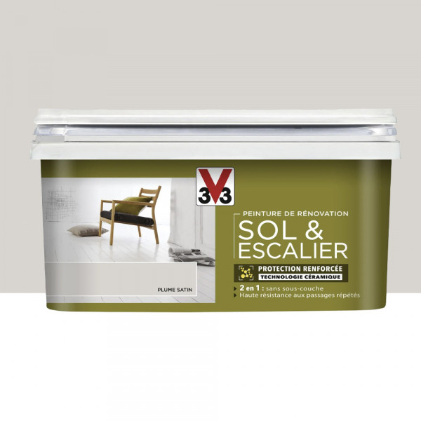 Peinture De Rénovation V33 Sol & Escalier Plume - 2L