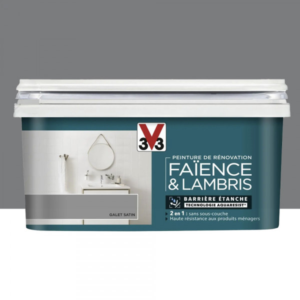 Peinture De Rénovation V33 Faïence & Lambris Galet - 2L