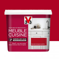 Peinture De Rénovation V33 Meuble De Cuisine Rouge Exquis - 0,75L