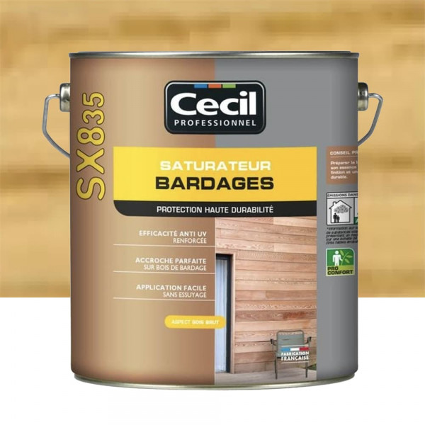 Saturateur Bardages CECIL SX835 Naturel - 5L