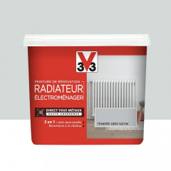 Peinture De Rénovation V33 Radiateur Électroménager Tendre Gris - 0,75L