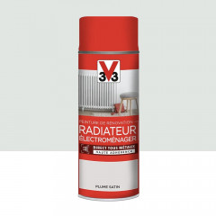 Aérosol Peinture De Rénovation V33 Radiateur Électroménager Plume - 400ml