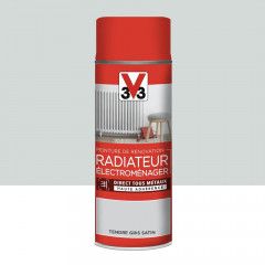 Aérosol Peinture De Rénovation V33 Radiateur Électroménager Tendre Gris - 400ml