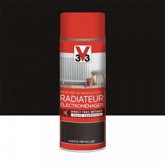 Aérosol Peinture De Rénovation V33 Radiateur Électroménager Fonte Métallisé - 400ml