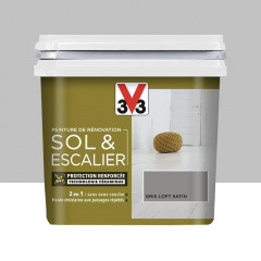 Peinture De Rénovation V33 Sol & Escalier Gris Loft - 0,75L
