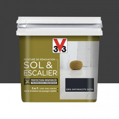 Peinture De Rénovation V33 Sol & Escalier Gris anthracite - 0,75L