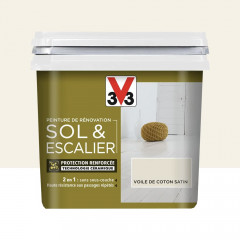Peinture De Rénovation V33 Sol & Escalier Voile de coton - 0,75L