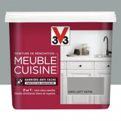 Peinture De Rénovation V33 Meuble De Cuisine Gris Loft - 0,75L