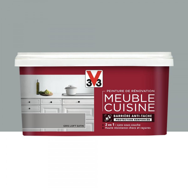 Peinture De Rénovation V33 Meuble De Cuisine Gris Loft - 2L