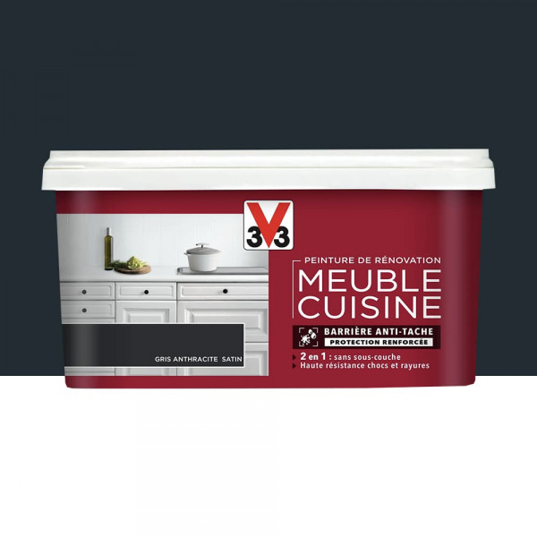 Peinture De Rénovation V33 Meuble De Cuisine Gris anthracite - 2L