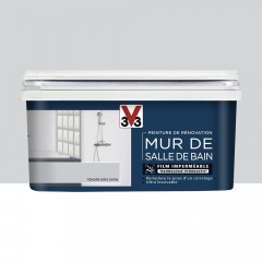 Peinture de rénovation V33 Mur de Salle de Bain Tendre Gris - 2L