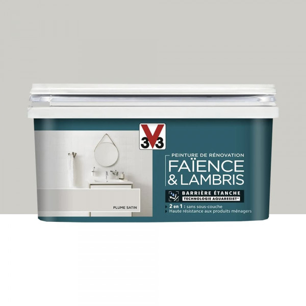 Peinture De Rénovation V33 Faïence & Lambris Plume - 2L